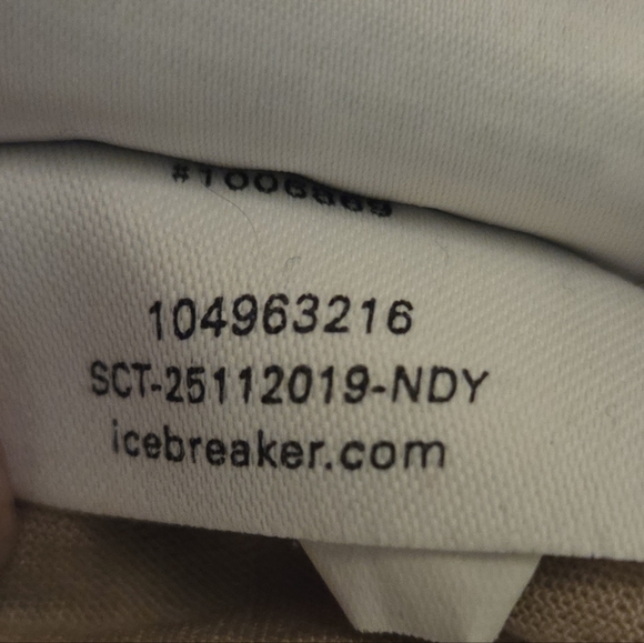 Icebreaker Men's Short Sleeve Tshirt Wool Blend Baselayer XL Crew Patch Pocket - Picture 7 of 9